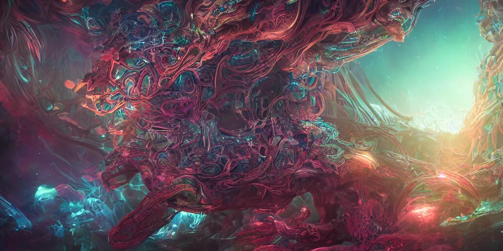 Image similar to dreamscape, artificial nightmares, ross tran, vivid colors, anatomical, highly detailed sculpture, intricate detailed, ommatidia, 8 k, cinematic atmosphere, post - processing