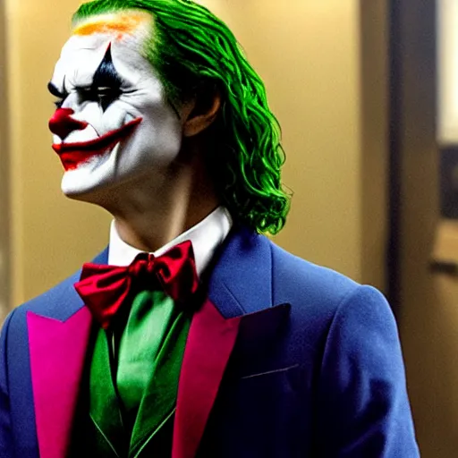 Image similar to tom cruise as the joker, movie still