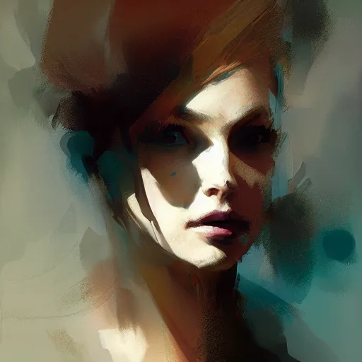 Image similar to portrait of a beautiful woman by sparth, ruan jia, craig mullins