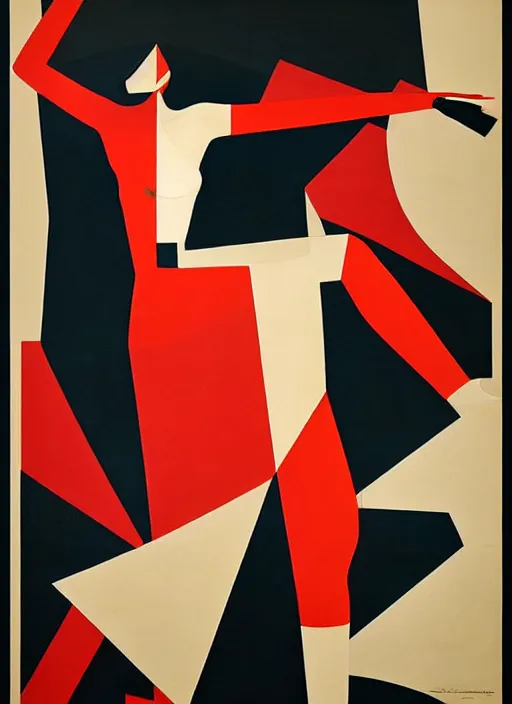 Image similar to constructivism monumental graphic super flat style figurative detailed portrait by avant garde painter and leon bakst, illusion surreal art, highly conceptual figurative art, intricate detailed illustration drawing, controversial poster art, geometrical drawings, no blur