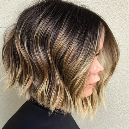 Image similar to Wavy bob haircut