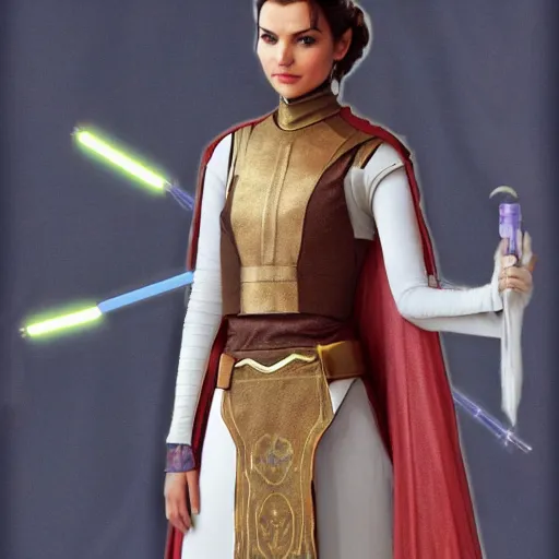 Image similar to victoria justice as princess padme in star wars episode 3, 8 k resolution, cinematic lighting, anatomically correct