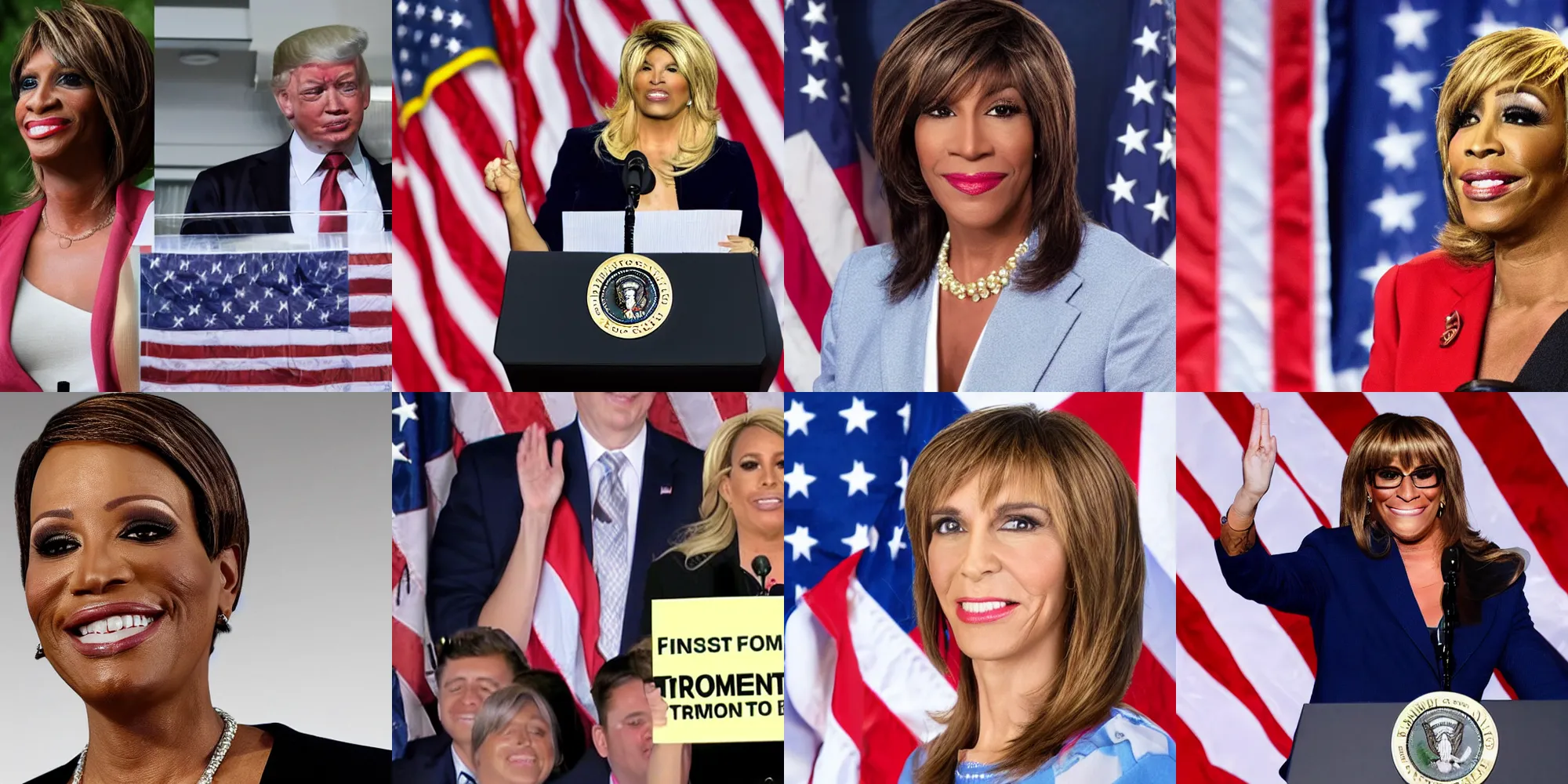 Prompt: first transgender president of the usa