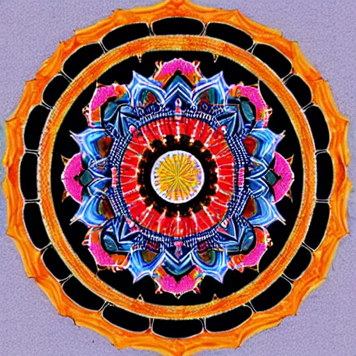 Prompt: a mandala