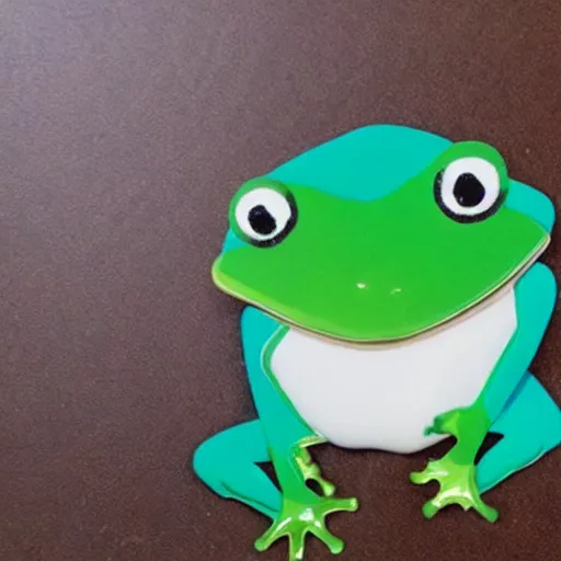 Image similar to frog in yogurt