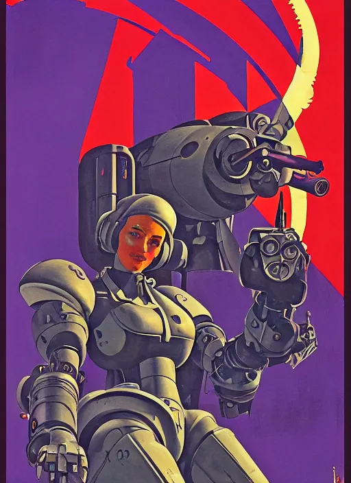 Prompt: soviet propaganda poster. cyberpunk mecha tank. portrait by jean giraud and anton otto fischer and john philip falter and will eisner and gil elvgren and pixar. realistic proportions. character art. science fiction d & d. tf 2, overwatch, rb 6 s, cyberpunk 2 0 7 7, blade runner 2 0 4 9.
