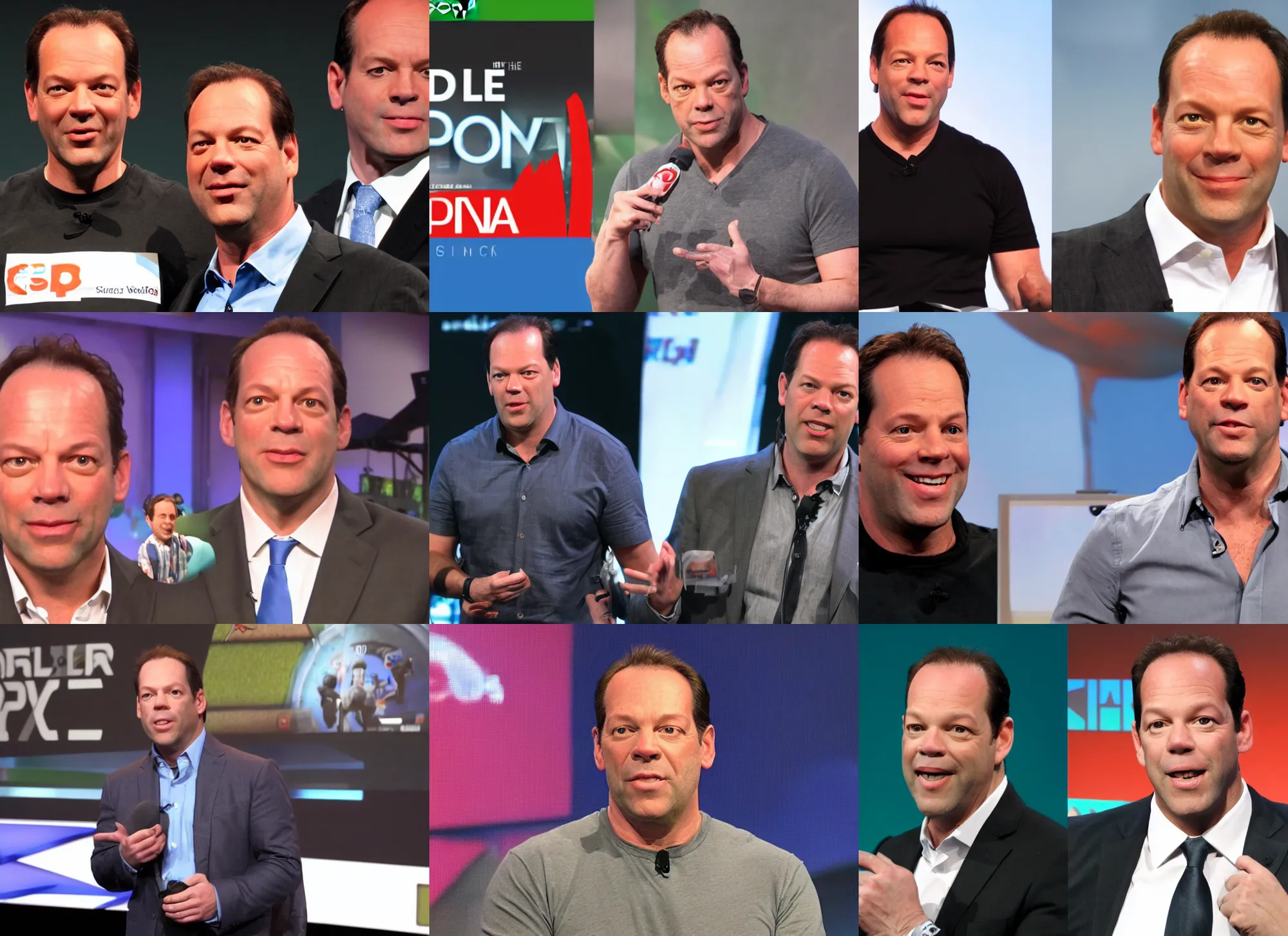 Prompt: wide phil spencer