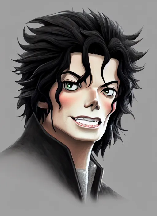 Prompt: centered!! macro head portrait of medieval king profile view michael jackson, artstation, detailed cartoon, elegant, digital painting, concept art, smooth, sharp focus, illustration, ghibli, makoto shinkai, don bluth, fujita goro, jean giraud, akihiko yoshida, tom whalen 8 k