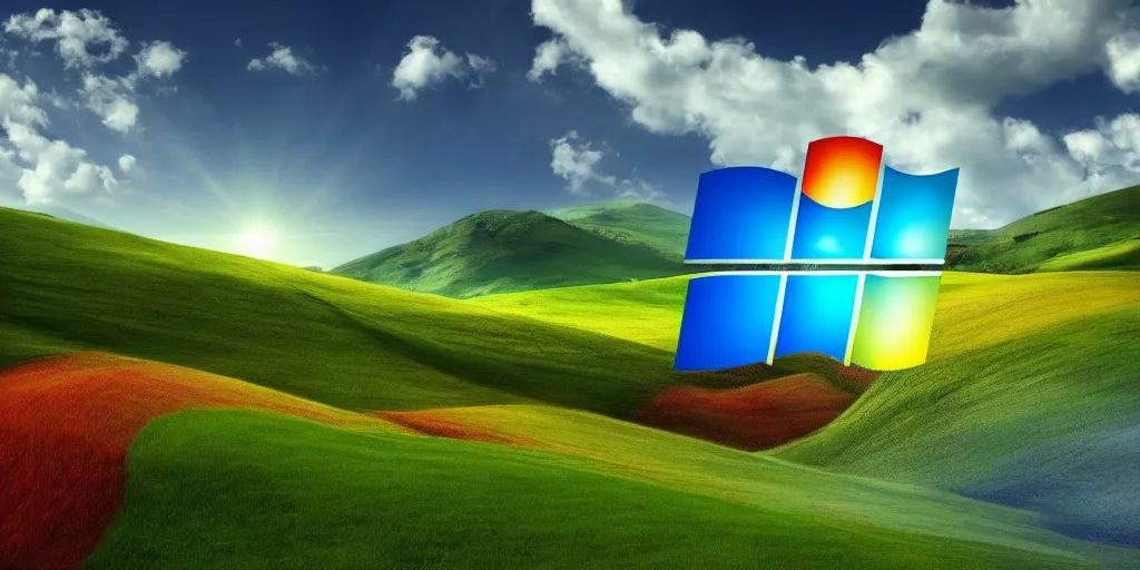Prompt: a very cool windows 7 wallpaper,
