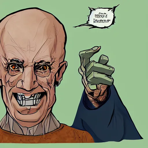 Image similar to a portrait of eddie munson giving vecna the middle finger, digital art