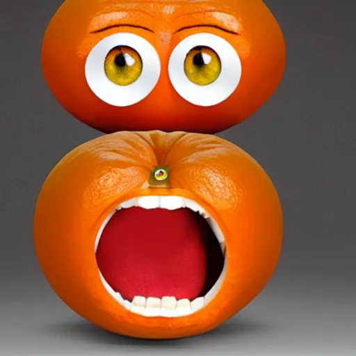 Prompt: annoying orange