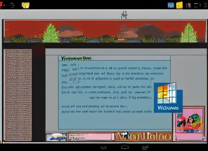 Image similar to microsoft windows screenshot ( 1 9 8 5 )