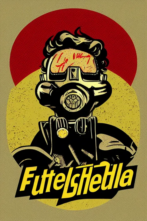 Image similar to fallout 7 6 retro futurist illustration art by butcher billy, sticker, colorful, illustration, highly detailed, simple, smooth and clean vector curves, no jagged lines, vector art, smooth andy warhol style