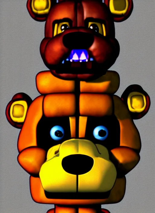 Image similar to portrait of freddy fazbear from five nights at freddy's