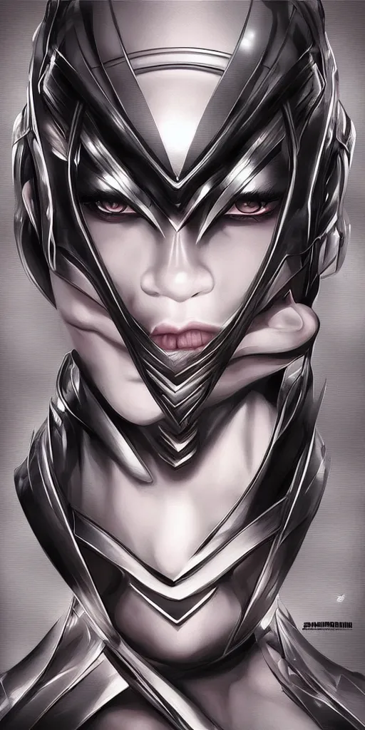 Image similar to cell shaded technopunk alley optical illusion by artgerm