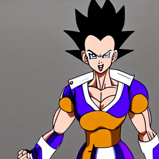 Image similar to female vegeta