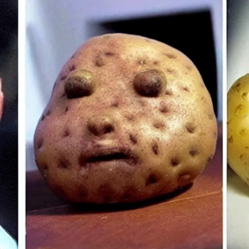 Image similar to a potato that looks like benjamin netanyahu