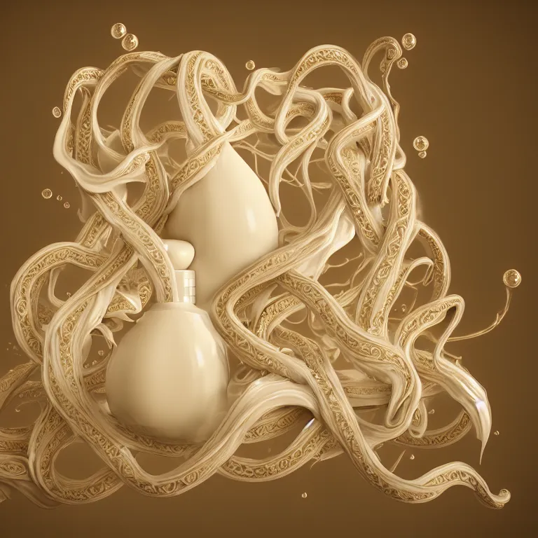 Image similar to wonderful princess of cream liquid vines with a liquid cream liquid skin, ornate 8 k gorgeous intricate liquid cream detailed, accent white lighting, dramatic light, octane render