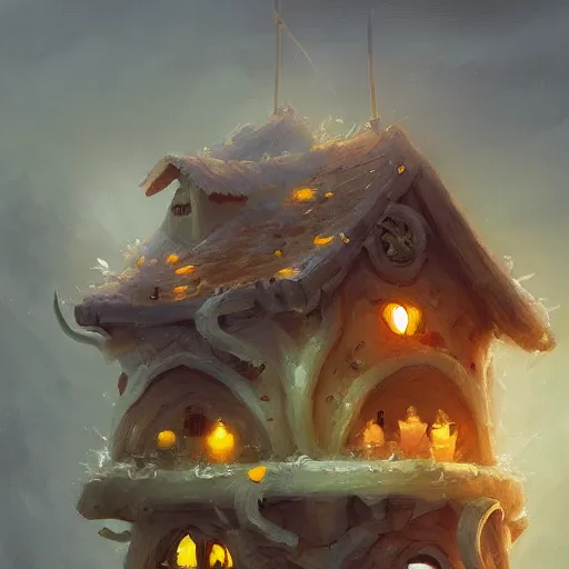 Prompt: a house made of cheese, fantasy, digital art, by andreas rocha, highly detailed, trending on artstation