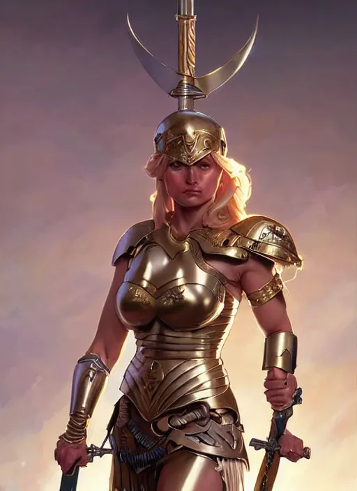 Valkyrie With Sword, Beautiful Face, Highly Detailed 