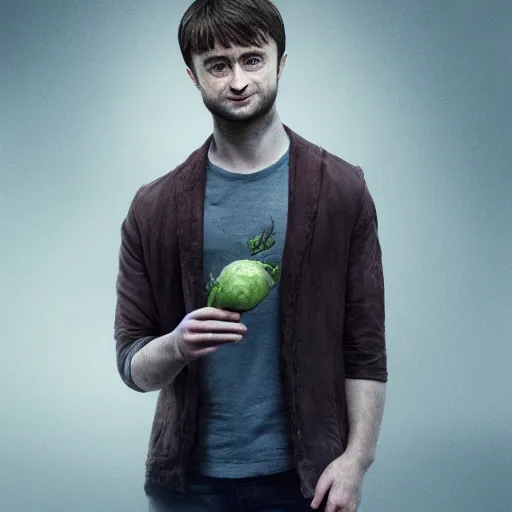 Prompt: hyperrealistic film still of daniel radcliffe fused with an radish!!! stunning 3 d render, inspired by istvan sandorfi & greg rutkowski & unreal engine, perfect symmetry, dim volumetric cinematic lighting, 8 k octane comprehensive render, extremely hyper - detailed, incredibly lifelike attributes, intricate, real flesh texture, masterpiece, artstation, stunning,