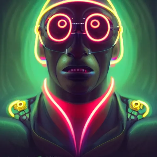 Image similar to a beautiful commission of a male anthropomorphic cheetah wearing a neon jacket,futuristic,detailed face,character design by charles bowater,mohawk,cyberpunk style,deviantart,artstation,art by greg rutkowski,ross tran,professional lighting,neon city,night,raytracing,rtx,highly realistic,4k,dramatic,hyperrealism