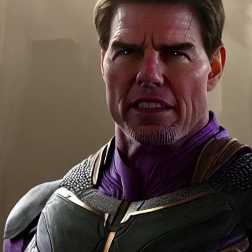 Image similar to tom cruise as thanos