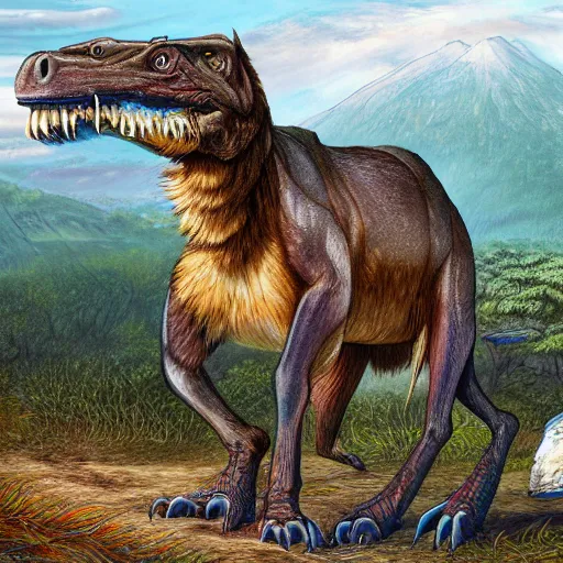 TYRANNOUSAURUS REX paleoartistic reconstruction -  Portugal