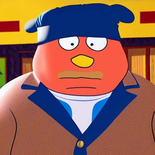Image similar to eric cartman in the series trailer park boys, live action, 4k, high detail, high-resolution photograph, professional photography, ultra-detail