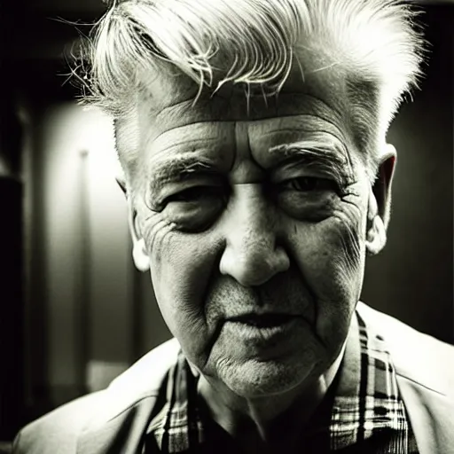 Prompt: “ david lynch movie still character portrait photo ”