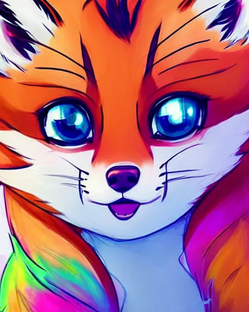 Prompt: 🤳🦊 * nuzzles * 🖼 * blushez * 🎨 uwu owo 😼