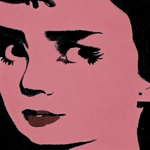 Image similar to audrey hepburn art by donatello