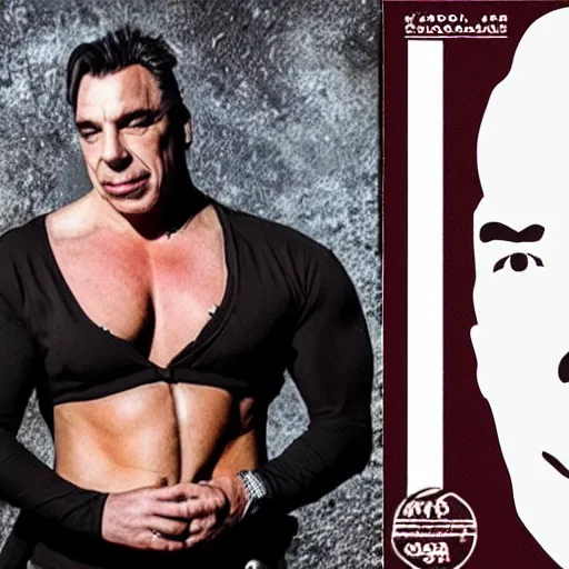 Image similar to chocolate bar in shape of till lindemann