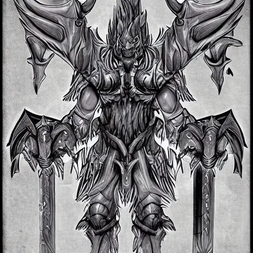Image similar to behemoth, character design