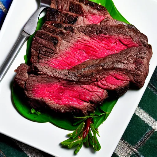 Prompt: A perfect steak