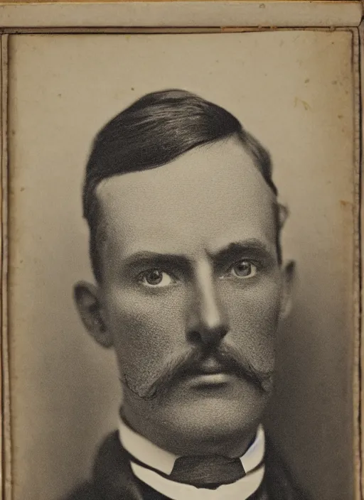 Prompt: portrait of a victorian man in a suit and tie, detailed face, victorian, close up, highly detailed, cinematic lighting, photograph by elliott & fry