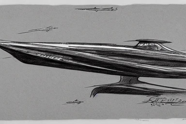 Prompt: jabba's skiff concept sketch by joe johnston and nilo rodis - jamero and ralph mcquarrie and norman reynolds
