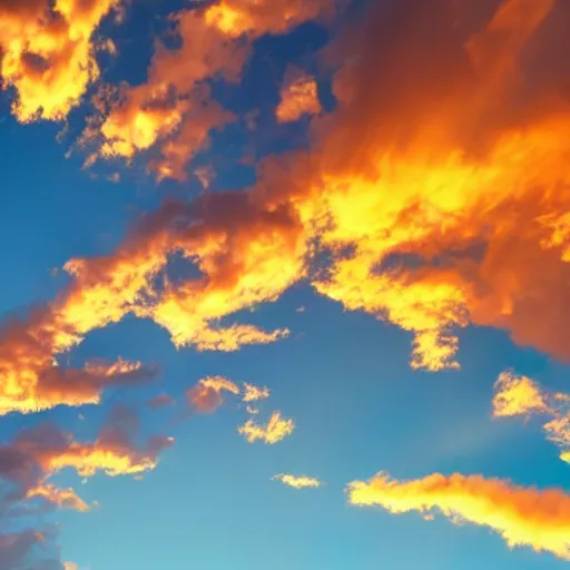 Image similar to photo of sunset clouds look like shape of virgin mary