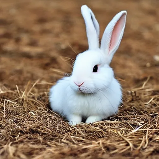 Image similar to a bunny-shaped cloud