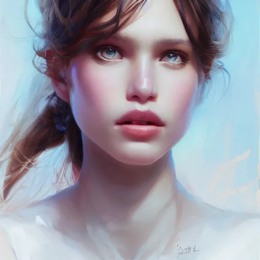 Prompt: anais pouliot portrait by Stanley Artgerm Lau, WLOP, Rossdraws, James Jean, Andrei Riabovitchev, Marc Simonetti, Yoshitaka Amano, ArtStation, CGSociety