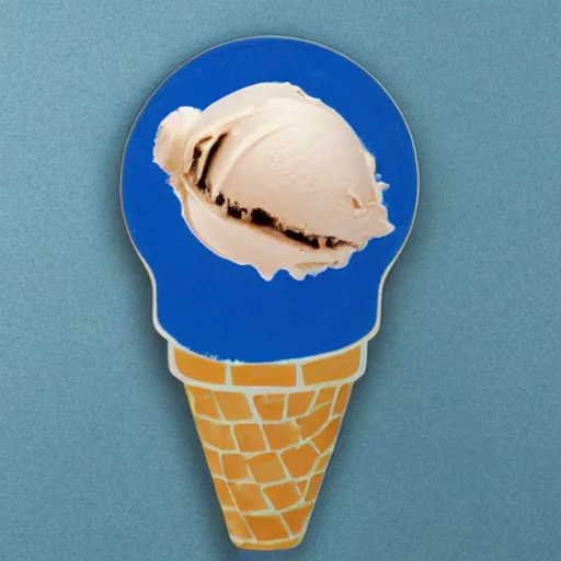 Image similar to ice cream with the face of Joe Biden