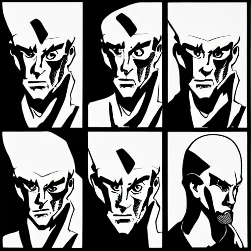 Image similar to michael stipe manga