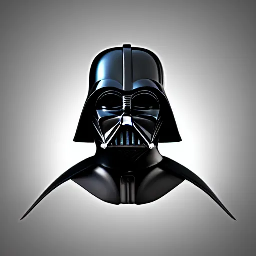 Image similar to darth vader mask modeled and rendered using 3 ds max, hdr light studio and v - ray