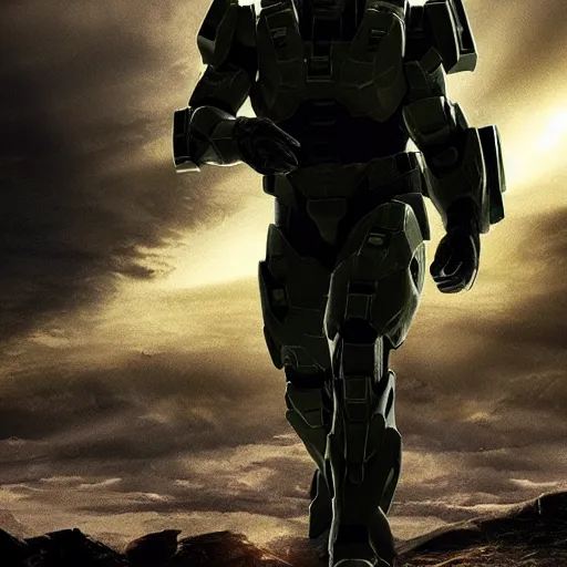 Prompt: Adam Pash in the tv series Halo, cinematic film still, atmospheric lighting