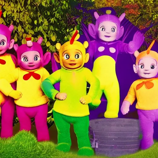 Image similar to Teletubbies babu friks