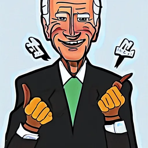 Prompt: joe biden as rick sanchez