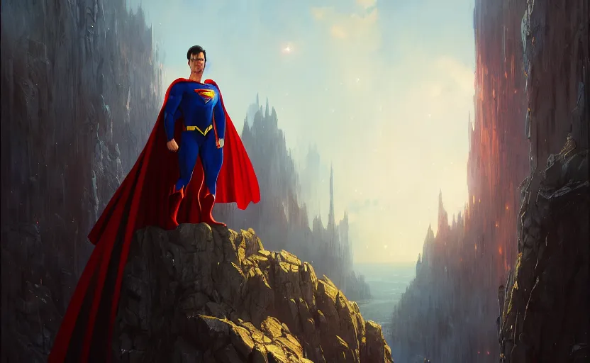 Image similar to highly detailed portrait of antony starr as superman, in the justice league, stephen bliss, unreal engine, fantasy art by greg rutkowski, loish, rhads, ferdinand knab, makoto shinkai and lois van baarle, ilya kuvshinov, rossdraws, tom bagshaw, global illumination, radiant light, detailed and intricate environment