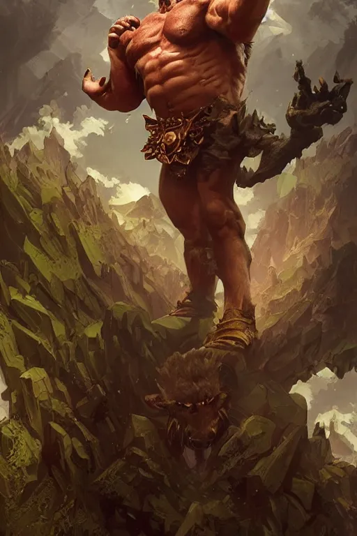 Prompt: portrait of mark zuckerberg as a hulking herculean demon orc bugbear clown, godlike, upper body, fantasy, intricate, elegant, highly detailed, digital painting, artstation, concept art, sharp focus, illustration, art by artgerm and greg rutkowski and alphonse mucha