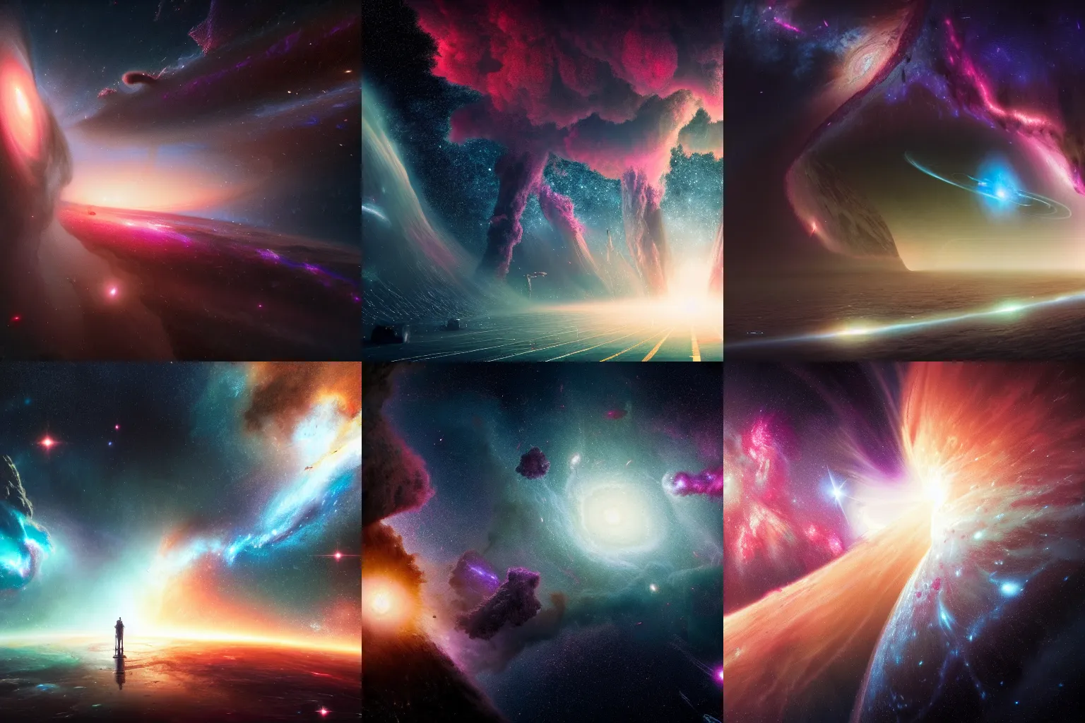 Prompt: a macro photograpy microscopic digital painting of beautiful electrons spinning around the scale of justice, beautiful detailed nebulas and galaxies in the background, by greg rutkowski and national geographic, matte painting 4k 8k