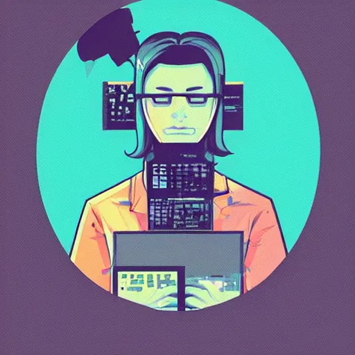 Image similar to a hacker profile picture by sachin teng